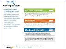 Aperçu du site MonEmploi.com - site canadien leader dans le domaine de l'emploi