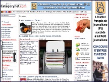 Aperçu du site CATEGORYNET - Le portail des médias et de la communication
