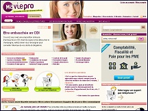 Aper�u du site Ma Vie Pro - site communautaire de femme active, droit du travail