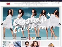 Aper�u du site H&M France - collection de v�tements H&M, catalogue HM en ligne