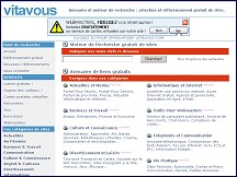 Aperçu du site Vitavous