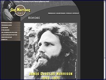 Aperu du site Jim Morrison Place - site en hommage  Jim Morrison et The Doors