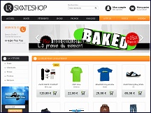 Aper�u du site LR Skateshop - skate shop en ligne, skateboard & chaussures skate 