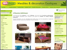 Aperu du site Lotusa - magasin de meubles exotiques, meubles en bois exotique