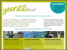 Aperu du site Geenee - site gratuit offres change de maison pour les vacances