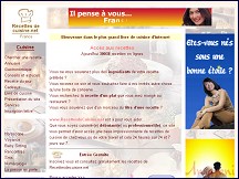 Aperçu du site ABC de la cuisine française