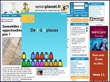 Aperçu du site Seniorplanet.fr : portail dédié aux seniors