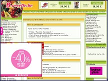 Aperçu du site B-Recette.be