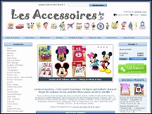 Aperu du site Les Accessoires - linge de lit & dcoration de la chambre d'enfant