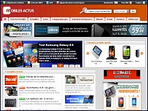 Aperu du site Mobiles Actus - guide tlphonie mobile, dblocage, smartphones