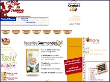 Aperu du site Toutsurlacuisine.com - Cliquez Gourmand !