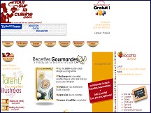 Aperçu du site Toutsurlacuisine.com - Cliquez Gourmand !
