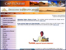 Aperçu du site CapTunisie.com - portail du tourisme et du voyage en Tunisie