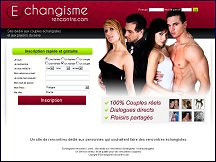 Aper�u du site Echangisme Rencontre - site de rencontres �changistes & libertines