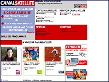 Aperçu du site Canalsatellite