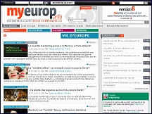 Aperu du site Myeurop - vie et actualits en Union europenne et dans le monde