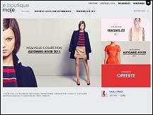 Aperçu du site Boutique Maje - collection prêt-à-porter, accessoires de mode Maje