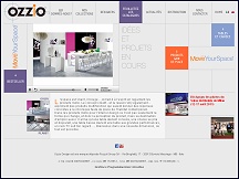 Aperu du site Ozzio Design - meubles designe italien, catalogue Ozzio en ligne
