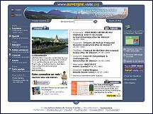 Aperçu du site Auvergne visite - Tourisme en Auvergne