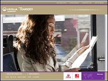 Aperçu du site Veolia Transdev - spécialiste du transport collectif de voyageurs