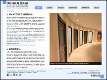 Aper�u du site Philippe Ponceblanc - architecte d'int�rieur, diplom� �cole Boulle