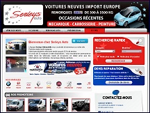 Aper�u du site Seyries Auto - mandataire automobile, voiture neuve moins ch�re 