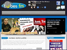 Aperu du site Radio Tubes FM - webradio du Jura, derniers tubes et actualits