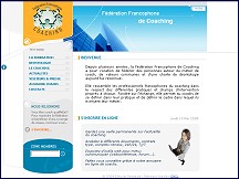 Aperçu du site Fédération Francophone de Coaching