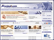 Aperu du site Lesjeudis.com : l'emploi informatique