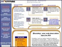 Aperçu du site Job-attitude.com - Ressources Humaines et Entreprendre