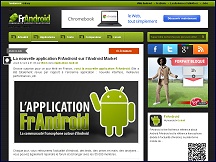 Aperu du site FrAndroid - communaut Android franaise, forum nouveauts Android