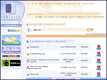 Aperçu du site Cerivjob.com / e-recrutement