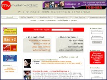 Aperu du site Market Vente -  Marketvente.fr - Emploi Commercial