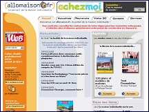 Aperu du site AlloMaison.fr : le site portail de la maison individuelle