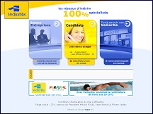 Aperçu du site VediorBis - Intérim en ligne