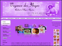 Aper�u du site Voyance des Anges - site de voyance au t�l�phone, m�dium spirituel