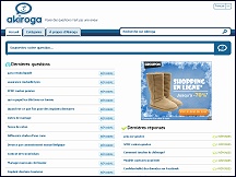 Aper�u du site Akiroga - questions et r�ponses, obtenez r�ponse � une question