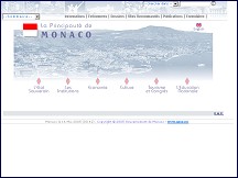 Aperu du site Gouvernement de Monaco