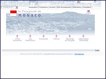 Aperçu du site Gouvernement de Monaco