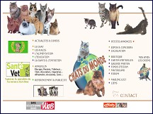 Aperçu du site Chats du Monde