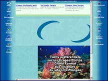 Aperçu du site Info-plongee.com