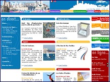 Aperçu du site Site officiel de la ville d'Antibes Juan-les-Pins