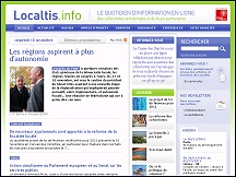 Aperu du site Localtis - actualit des collectivits territoriales : Localtis.fr