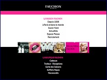 Aperçu du site Fauchon.fr