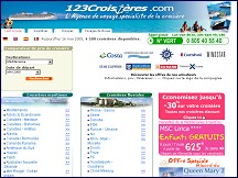 Aperçu du site 123 Croisières