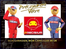 Aper�u du site Precisium - r�seau garagiste ou carrossier, r�paration & entretien