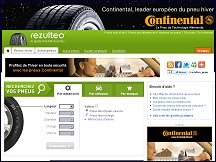 Aperu du site Rezulteo Pneu - guide d'achat du pneu en ligne, pneus moins cher