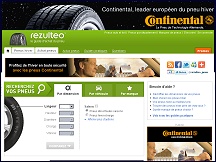 Aper�u du site Rezulteo Pneu - guide d'achat du pneu en ligne, pneus moins cher