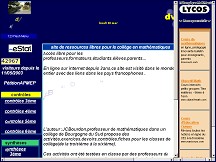 Aperçu du site Les mathématiques au collège