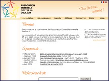 Aperçu du site Ensemble Contre la Douleur